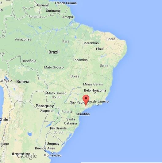 đâu là Sao Paulo, nằm trên bản đồ
