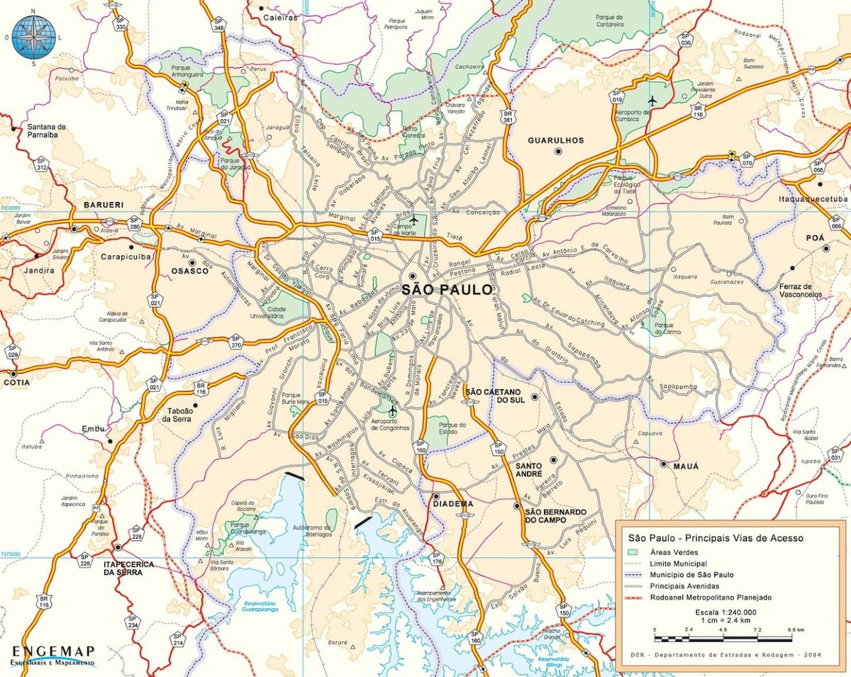 bản đồ của São Paulo