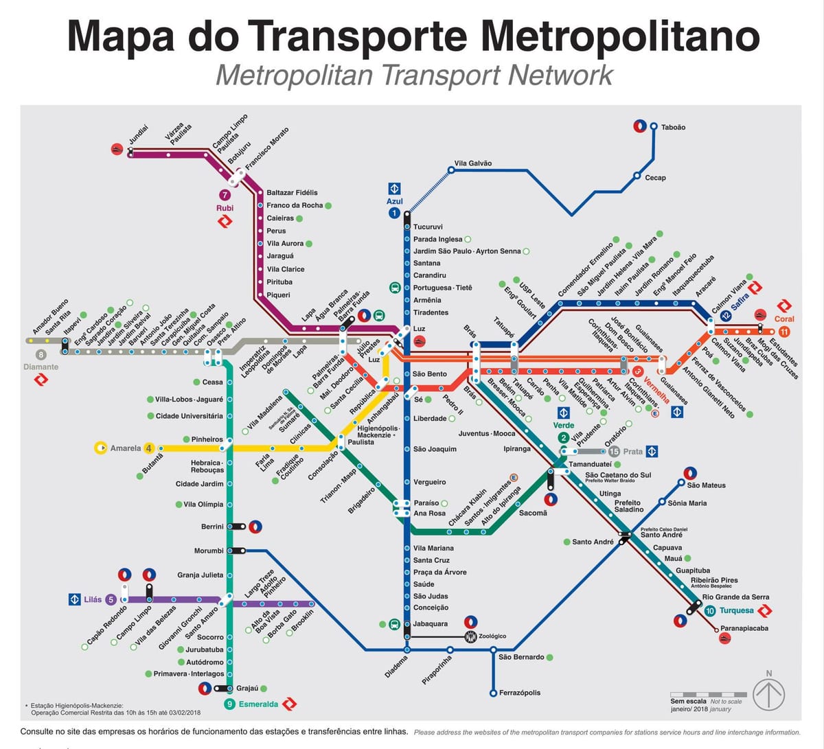 São Paulo vận chuyển bản đồ