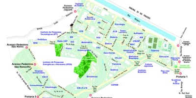São Paulo, trường học, bản đồ