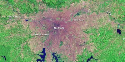 São Paulo bản đồ địa hình