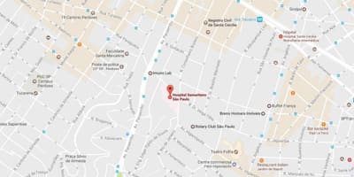 São Paulo bệnh viện bản đồ