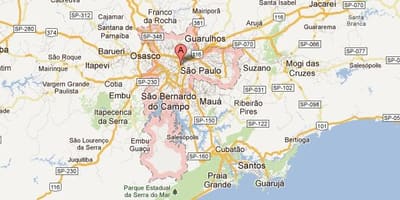 Google bản đồ Sao Paulo