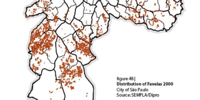 Bản đồ của Sao Paulo khu ổ chuột