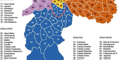 São Paulo thành phố bản đồ