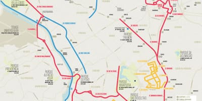 São Paulo xe đạp bản đồ
